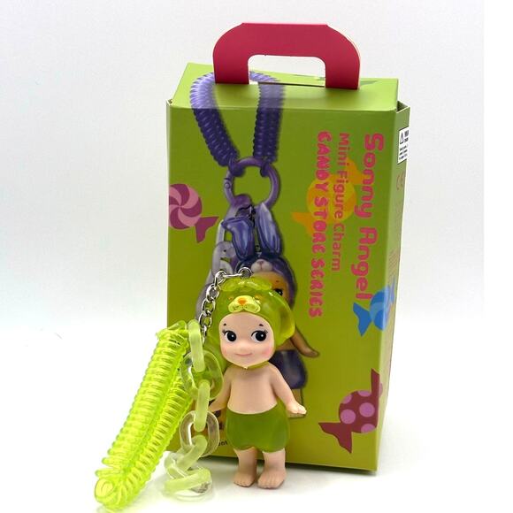 New Sonny Angel Candy Store Series Green Dog Mini Figure Keychain w/Box - Picture 1 of 2